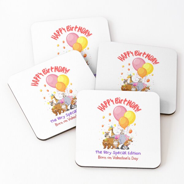 Item preview, Born on Valentine's Day, Happy Birthday, Special Edition designed and sold by ShrimpAndGrits.