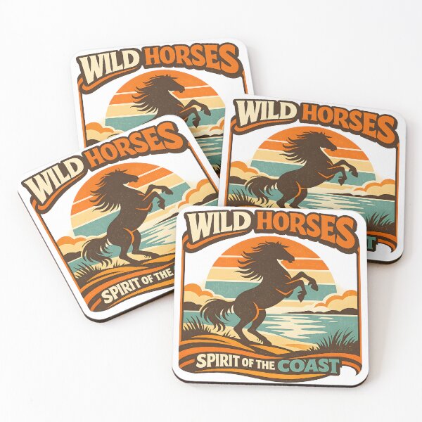 Item preview, Wild Horses – Spirit of the Assateague Coast designed and sold by KivaroArt.