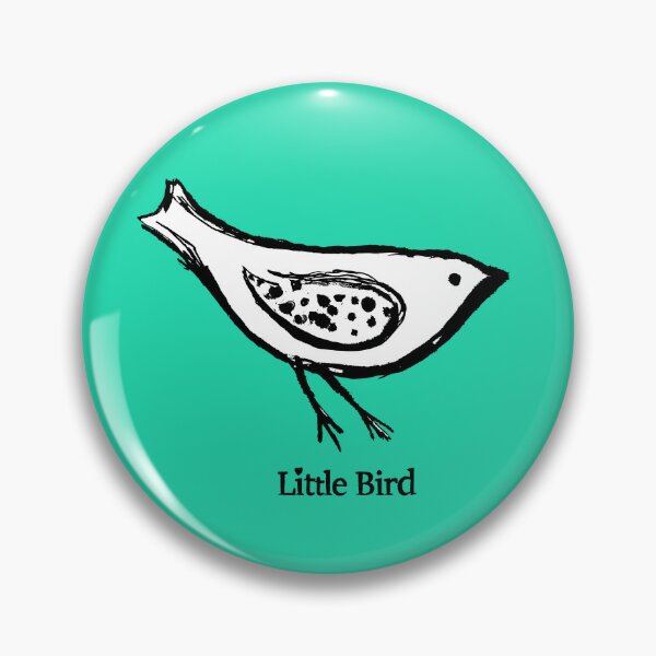 Item preview, Cute black and white art of little bird a baby wagtail a true friend designed and sold by DappleDesign.