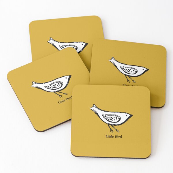 Item preview, Cute black and white art of little bird a baby wagtail a true friend designed and sold by DappleDesign.