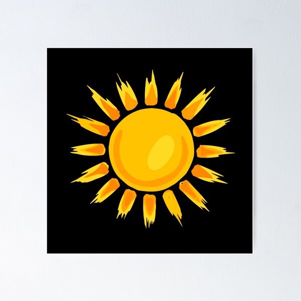 Item preview, Bright Golden Sun Icon designed and sold by PopStars1993.