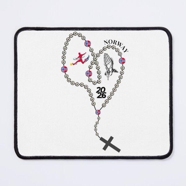 Item preview, Norway Football Rosary 2026 – Soccer Prayer Beads with Norwegian Flag, Faith & Football Design designed and sold by La-Designita.
