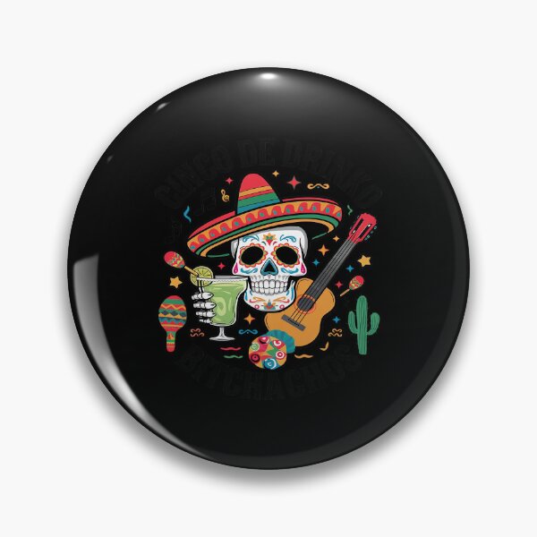Item preview, Cinco De Drinko Bitchachos  Skull Drinking Margarita  designed and sold by AquaKiev.