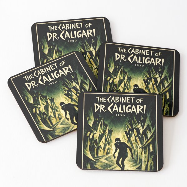 Item preview, The Cabinet of Dr. Caligari (1920) Movie Poster – Expressionist Horror Film Art designed and sold by leen12 Art Designs Prints.