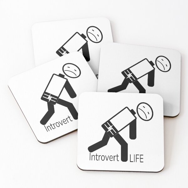 Item preview, Introvert Life – Social Battery Low designed and sold by anekee.