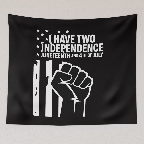 Item preview, Juneteenth 1865 black African American flag usa 4th of july designed and sold by banbopbii.
