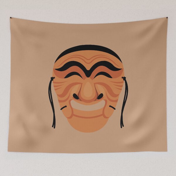 Item preview, Korean Mask – Traditional Design designed and sold by mycreastyle.