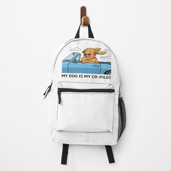 Artikelvorschau, Mein Hund ist mein Co-Pilot! Lustige Hundeliebhaberin, Golden Retriever Mama, Papa entworfen und verkauft von The Axylen Store.