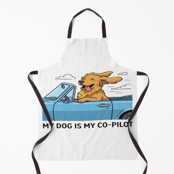 Item preview, My Dog is My Co-Pilot Funny Dog Lover Golden Retriever Mom Dad designed and sold by The Axylen Store.