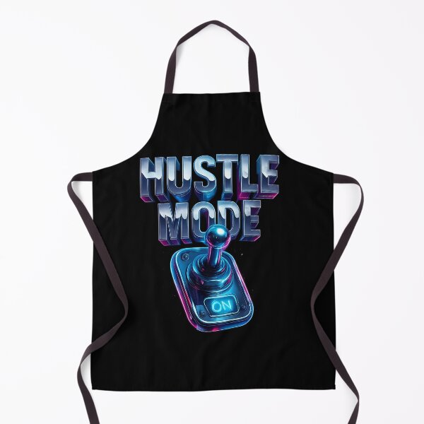 Item preview, HUSTLE MODE ON Neon Switch - Chrome Glow Power designed and sold by MKreative Studio.