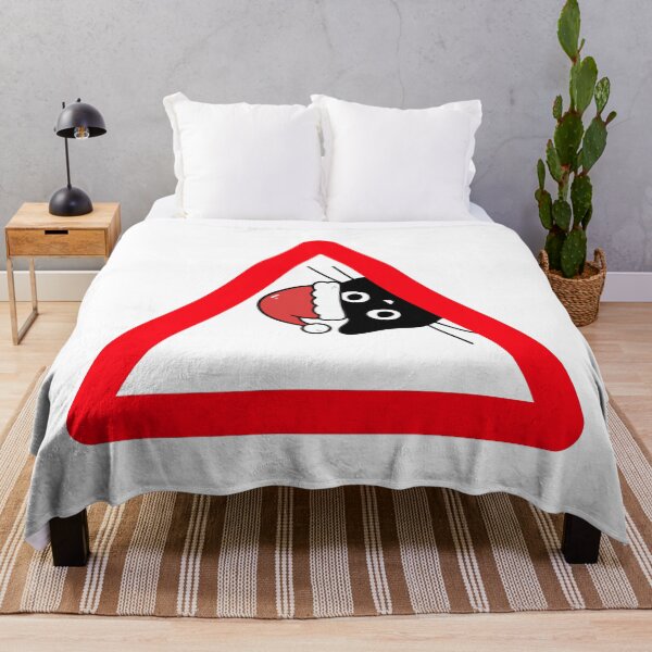 Item preview, Beware of Cats – Funny Sneaky Santa Cat E.U. Warning Sign Design designed and sold by Artycom.