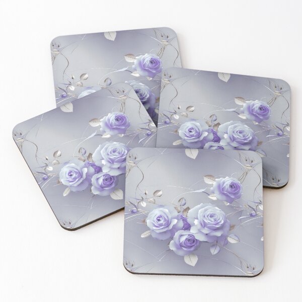 Item preview, Elegant Lavender Roses Floral Design designed and sold by Blooms & Paws Haven .