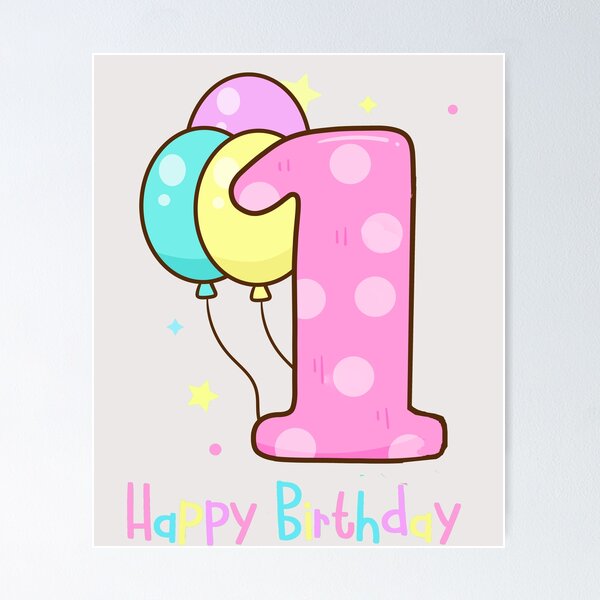 Item preview, Birthday Toddler Gifts 1 First Birthday One Year Old Party Baby Boy Girl designed and sold by erozzz.