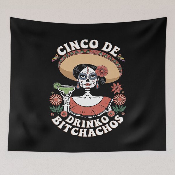 Item preview, Cinco De Mayo Cinco De Drinko Bitchachos Mexican Party24  designed and sold by AquaKiev.
