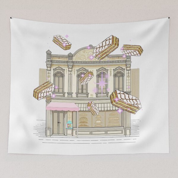 Item preview, Magical Bakery Illustration – Dreamy Cake Shop with Floating Desserts designed and sold by Sugar Wisdom .