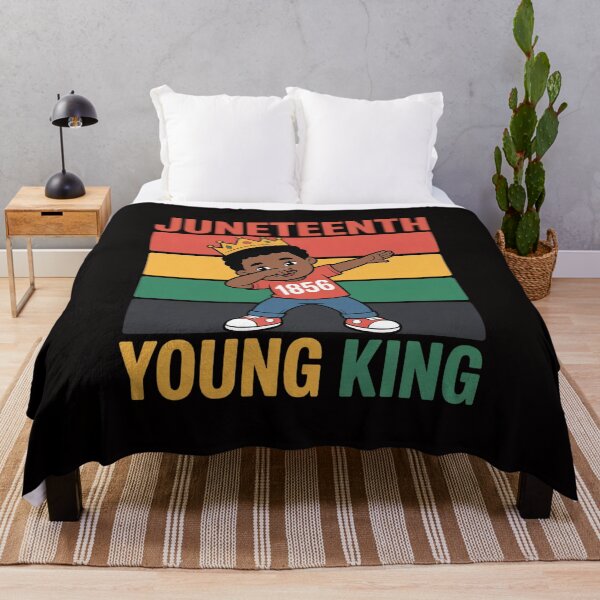Item preview, Kids Juneteenth Young King Black African June 19th Boys Men Kids designed and sold by AnimeManga2D.