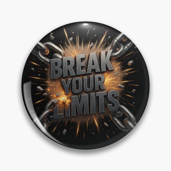 Item preview, Break Your Limits - Explosive Chain Graphic designed and sold by MKreative Studio.