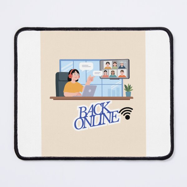 Item preview, Back Online Work From Home designed and sold by SindhujaArts.