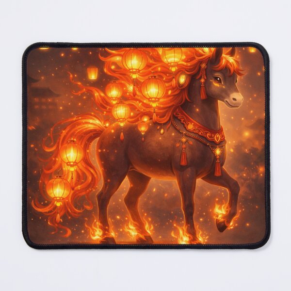 Item preview, Fiery Horse Lanterns – Year of the Horse Zodiac Energy designed and sold by PunchDrop.