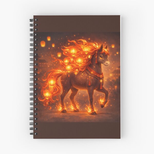 Item preview, Fiery Horse Lanterns – Year of the Horse Zodiac Energy designed and sold by PunchDrop.