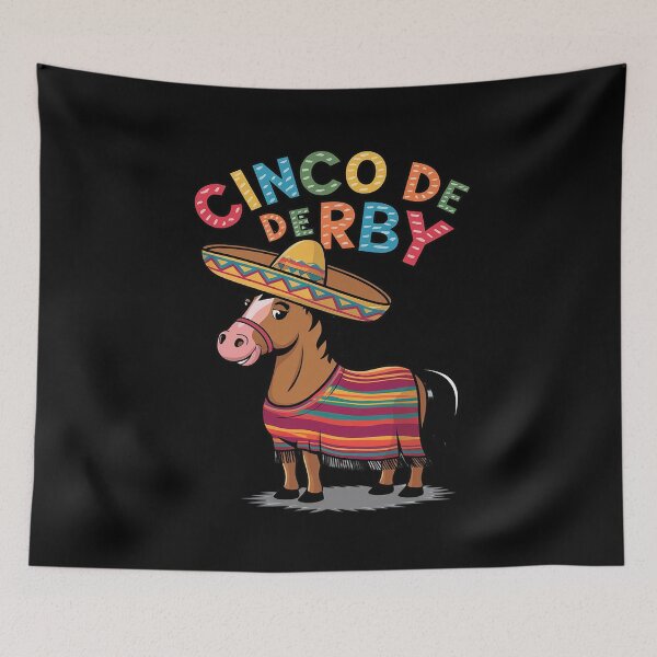 Item preview, cinco de mayo Horse Racing sombrero  designed and sold by AquaKiev.