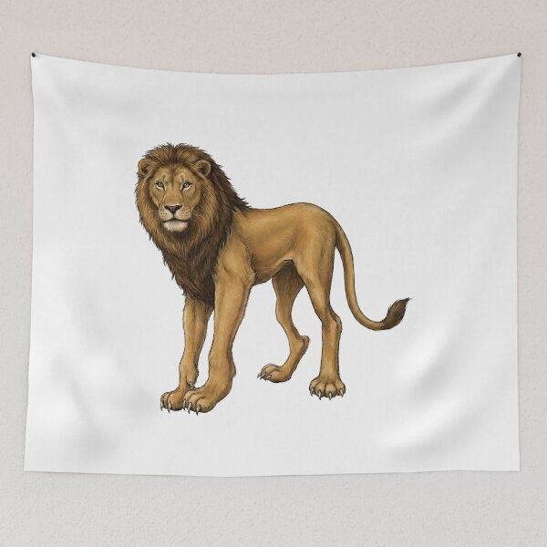 Item preview, The Watchful King: Anas’s Lion designed and sold by Tamer ⭐⭐⭐⭐⭐.