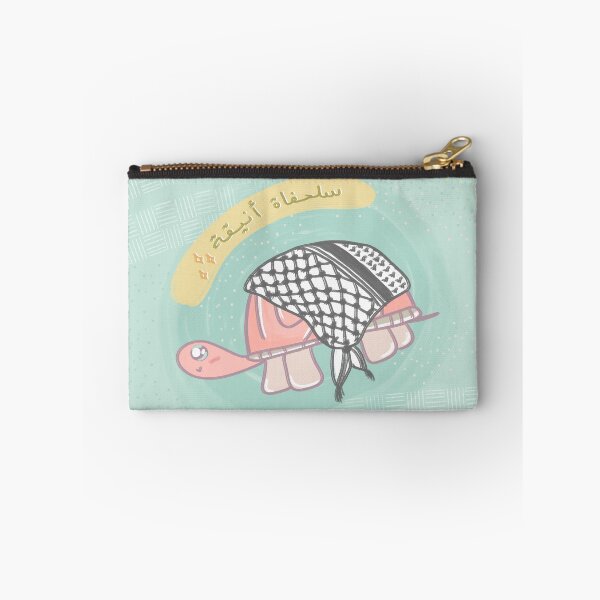 Item preview, Cute turtle wearing a Kufiyeh designed and sold by oze-arts.