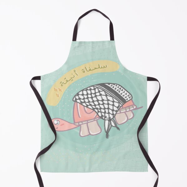 Item preview, Cute turtle wearing a Kufiyeh designed and sold by oze-arts.