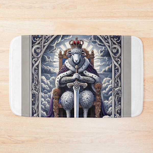 Item preview, Sheepism – King of Swords Tarot Card designed and sold by Thpoar.