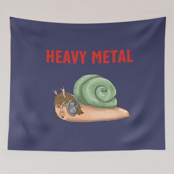 Item preview, Heavy Metal Snail designed and sold by AyseAkcay.