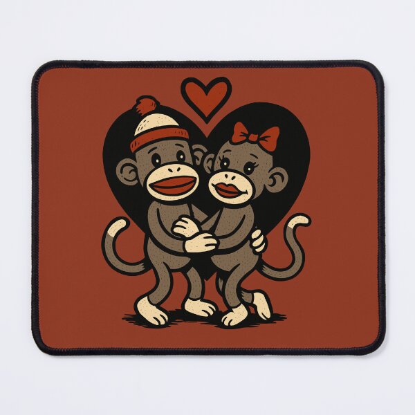 Item preview, Sock Monkey Valentines designed and sold by Ghost on Toast.