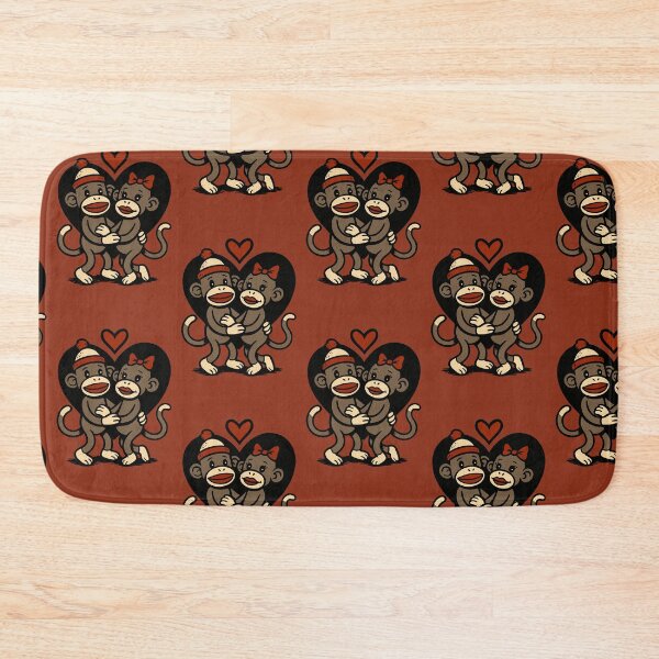 Item preview, Sock Monkey Valentines designed and sold by Ghost on Toast.