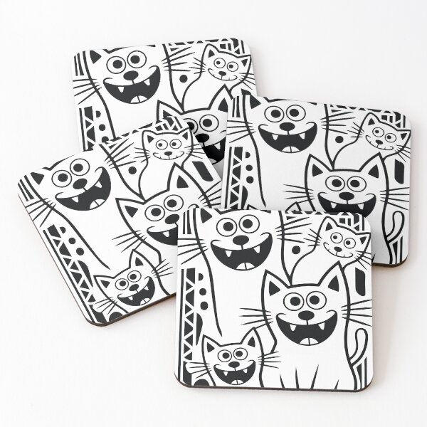 Item preview, Cute and funny cats doodle vector set. Cartoon cat or kitten characters design collection with flat color in different poses. Set of purebred pet animals isolated on white background. designed and sold by paratynka.