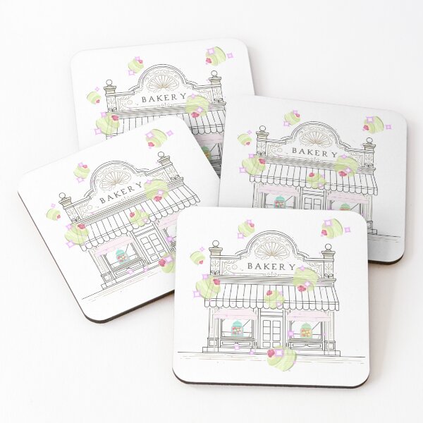 Item preview, Magical Bakery Illustration – Dreamy Cake Shop with Floating Desserts designed and sold by Sugar Wisdom .