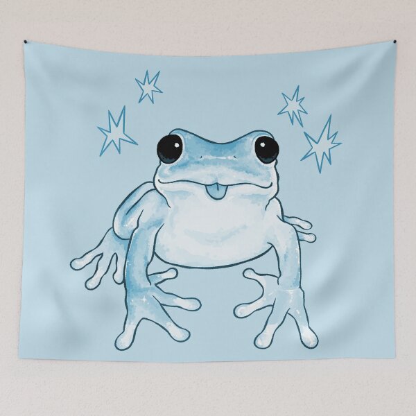 Item preview, Silly Blue Frog designed and sold by Peach Frog.
