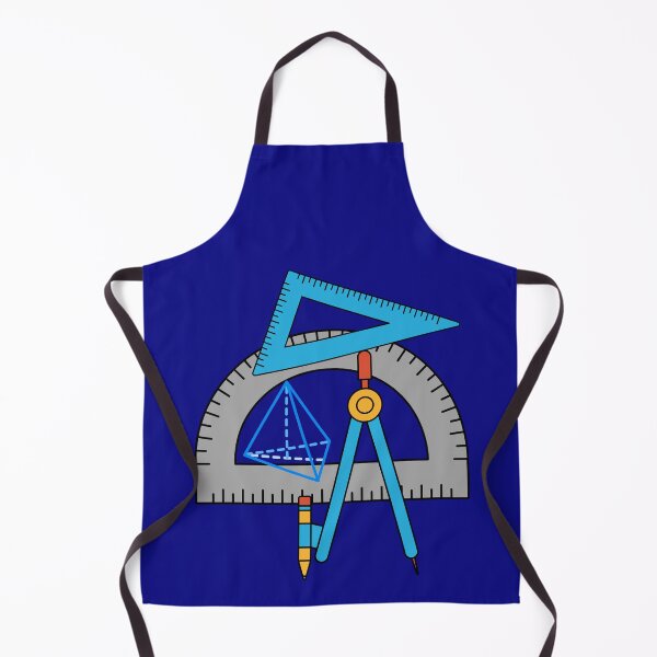 Item preview, Geometry Tools Design - Compass, Set Square & Triangle Illustration designed and sold by LunaPrintCo.