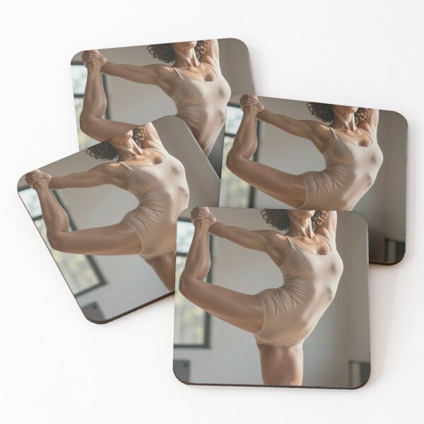 Item preview, Sarah athletic woman finds balance indoors designed and sold by CathryneDelamort.
