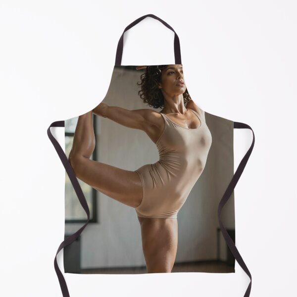 Item preview, Sarah athletic woman finds balance indoors designed and sold by CathryneDelamort.