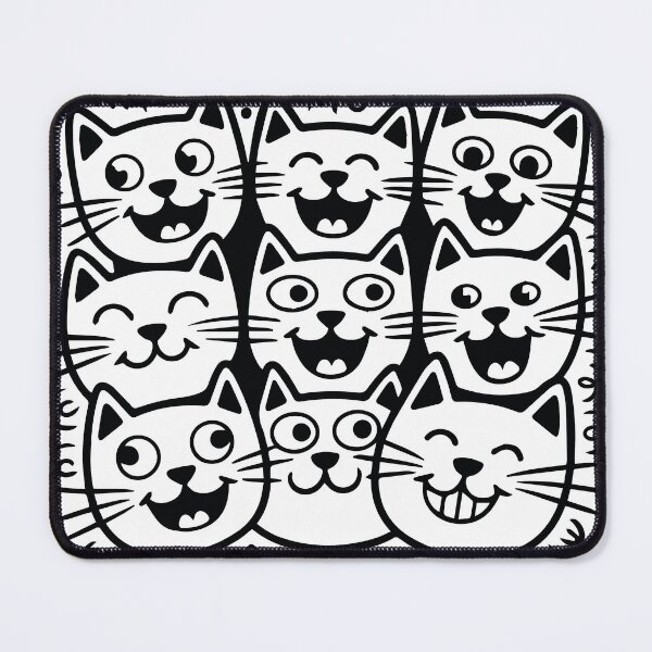 Item preview, Cute and funny cats doodle vector set. Cartoon cat or kitten characters design collection with flat color in different poses. Set of purebred pet animals isolated on white background. designed and sold by paratynka.