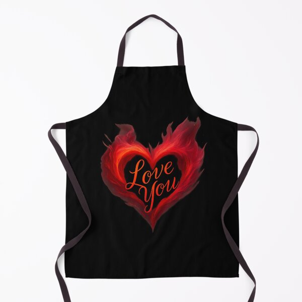 Item preview, Fiery Heart - Love You Flame Art designed and sold by MKreative Studio.