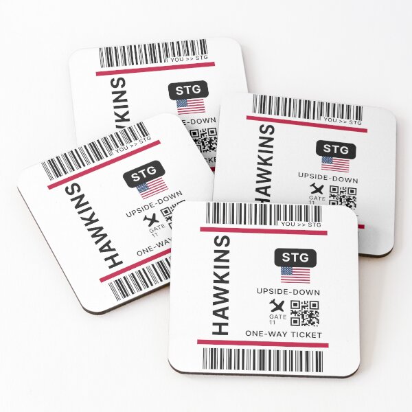 Item preview, Hawkins Boarding Pass – Flight Ticket Travel Aesthetic designed and sold by St3fy.