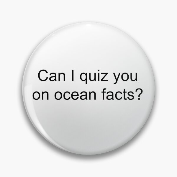 Item preview, Can I Quiz You on Ocean Facts designed and sold by EigengrauART.