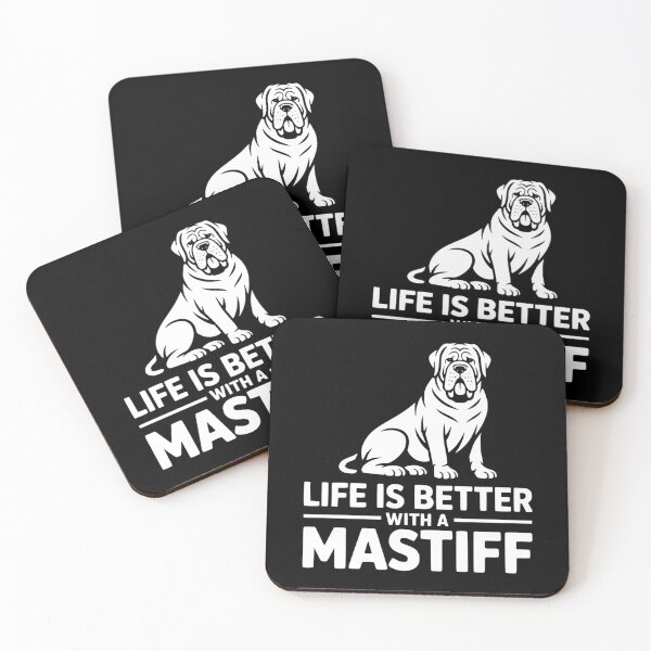 Item preview, Life Is Better With a Mastiff designed and sold by theartfulaspie.