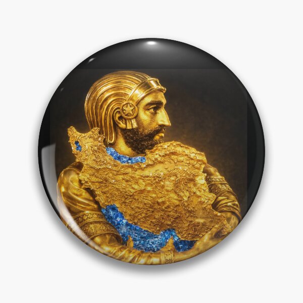 Item preview, Golden Iran Map & Persian Empire Cyrus The Great designed and sold by M3PicsStudio.