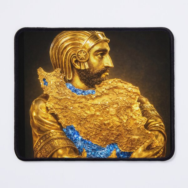 Item preview, Golden Iran Map & Persian Empire Cyrus The Great designed and sold by M3PicsStudio.