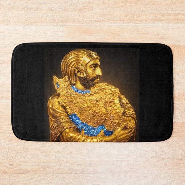 Item preview, Golden Iran Map & Persian Empire Cyrus The Great designed and sold by M3PicsStudio.