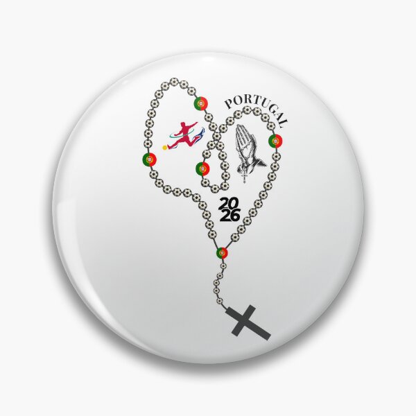 Item preview, Portugal Football Rosary 2026 – Soccer Prayer Beads with Portugal Flag, Faith & Football Design designed and sold by La-Designita.
