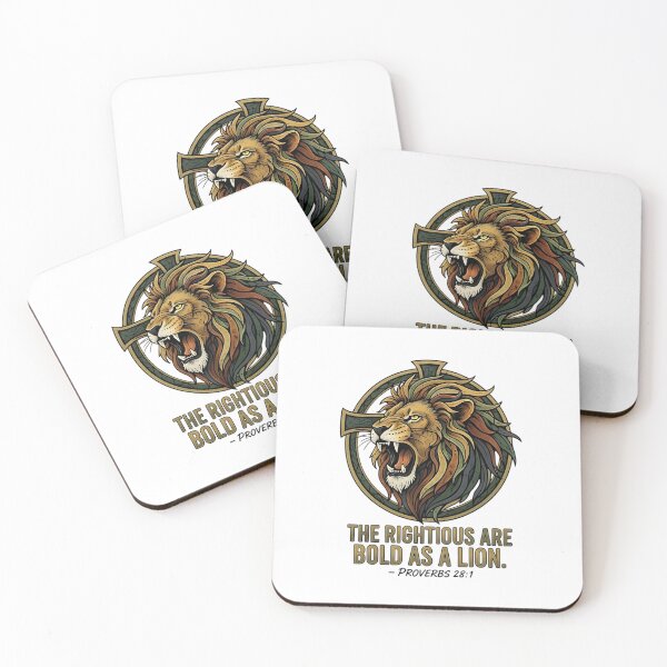 Item preview, Bold As A Lion Bible Verse Christian designed and sold by DeusInk.