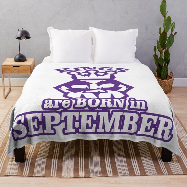 Item preview, Kings Are Born in September – Birthday Crown Typography Design designed and sold by TipTop GFX.