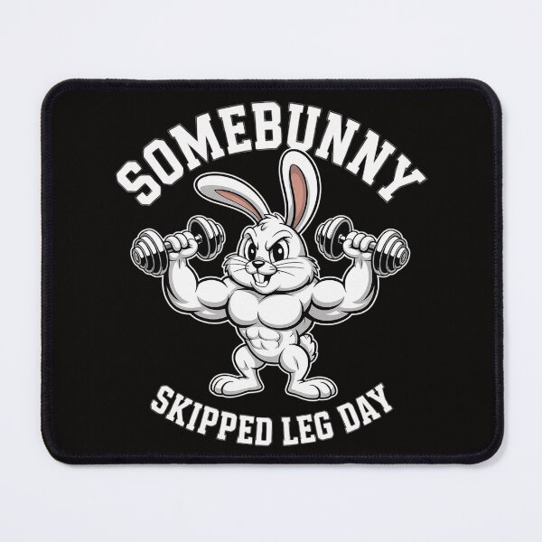 Item preview, Somebunny Skipped Leg Day Easter Workout Weight Lifter designed and sold by banbopbii.